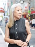 【えがお美容室】50代に人気☆大人エレガントロングスタイル
