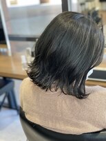 コスアンドコウ 横浜山下(Cos&Co.)&nbsp;オシャレ黒髪　色気のディープカラー　エアリーミディ