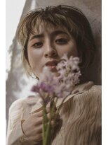 マロウ(mallow)&nbsp;《花屋併設》ミストバング　ショートスタイル@20代30代40代