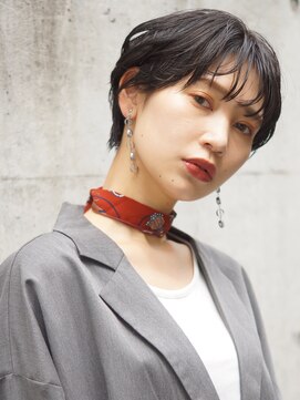 アトリエ フェム(atelier.fem) 暗髪がオシャレなニュートラルマッシュショート