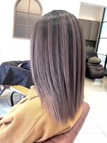 クアトログランシュ ひたちなか店(QUATRO×GranCieux)&nbsp;エアタッチバレイヤージュ×ラベンダーグレージュ