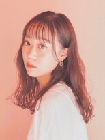 エディット アンド 緑地(Edit&) ピンクベージュ