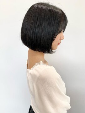 ヘアーアンドスパ フェリーチェ ミチ 野田屋町店(HAIR&SPA felice MICHI) 【佐藤夏美　丸っこボブ】