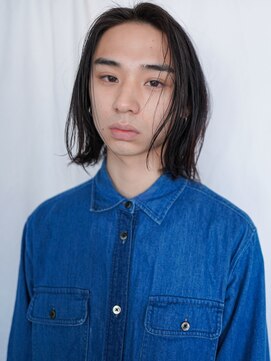 カンナ(Canna) メンズロング/表参道メンズカット/センターパート/眉カット/20代