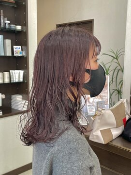 アールトゥーヘアー(art To Hair) レッドブラウン/ミディアム/春カラー