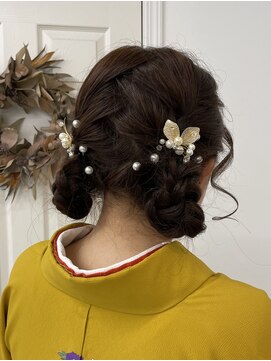 サロンドノア(Salon de NoA) ひつじヘア×卒業式×袴