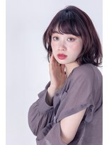 スノードロップ 高円寺店(Snowdrop)&nbsp;黒髪/グレーベージュ/レイヤーロング/前髪パーマ/高円寺