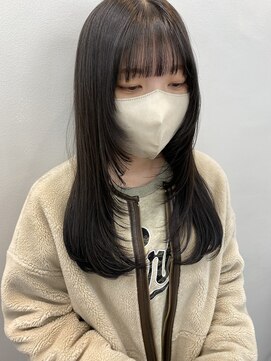 ヴェルダ 池袋店(verda) 顔まわりレイヤーカット×アッシュカラー