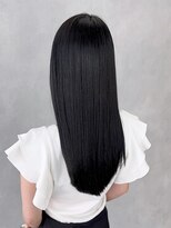 アイティーバイアルバム 八王子店(IT by ALBUM)&nbsp;暗髪ブラック髪質改善カラー__ハッシュカットフルバングba474151