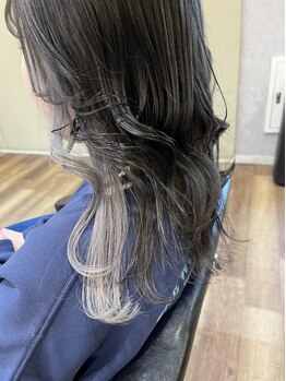 チルバイヘアーガーデンミルクティ(Chillbyhairgardenmilktea)の写真/透明感×最旬トレンドを取り入れたデザインカラーをご提案！周りと差が付くオシャレなスタイルに♪