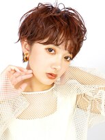 ラフィスヘアー アーツ 吉祥寺店(La fith hair arts)&nbsp;【La fith】マッシュショート×オレンジベージュ
