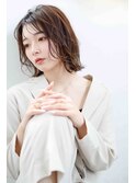 外ハネスタイル