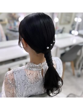 ラモ(RAMO) タイトポニーテール