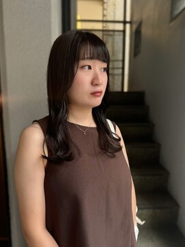 テテ ニコ(tete nico) 【大前晴奈】地毛トーンのラベンダーグレージュ