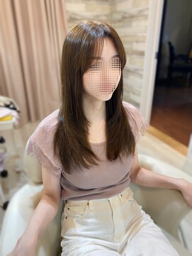 マーリャヘアー(mallia hair) レイヤースタイルレイヤーカットロングレイヤー小顔スタイル