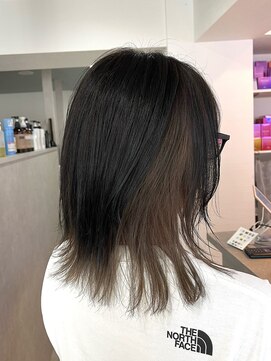 サニー 西中島店(sunny.) ブラック×グレージュ