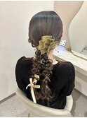 ロングの方におすすめ*ふわふわツインポニー