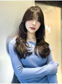 メルティカラーウェーブミディアム韓国レイヤーカット吉祥寺