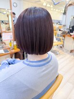 モリオ フロム ロンドン 成増店&nbsp;【morio成増/児玉】ミニボブ　ピンクブラウン