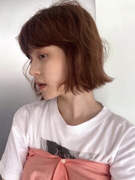 サイン 渋谷(SIGN) 10代/20代/タッセルボブ/透明感カラー