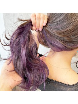 キャラ シャローネ 池袋(Chara Chalone) イヤリングカラー/パープルカラー/インナーカラー【岸雄一】