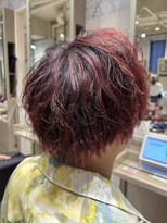 ビス リアン 川口店(Vis lien) 爽やかナチュラルパーマセンターパート清潔感デザインカラー