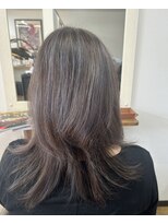 ウルウール&nbsp;白髪ぼかしブルーシルバー系