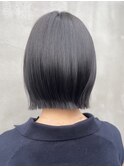 外はねボブ×ブルーブラック