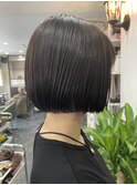 切りっぱなしボブ★オイルのみ仕上げ