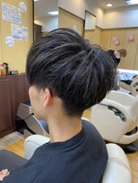 マキシム ナカイ(MAXIM NAKAI)&nbsp;メンズショートツーブロック刈り上げブリーチメッシュカラー