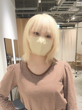 ゴウトゥデイ 渋谷MODI店(GO TODAY) 抜きっぱなしブリーチ×ミディアムレイヤー