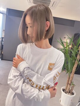 キング 心斎橋店(K!ng) 縮毛矯正髪質改善レイヤーカットトリートメント心斎橋美容室