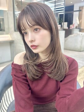 ロンドシエル 横浜(Lond ciel) 暗めカラー/グランマッシュ/デザインカラー/レイヤーカット/横浜