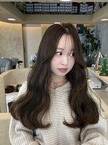 ウリ 横浜(uli)&nbsp;【arin指名限定】ブリーチなしオリーブベージュ◯