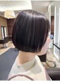 キレイな丸みのあるミニマルボブ