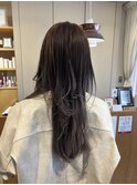 ルーツカラー×ロングレイヤー