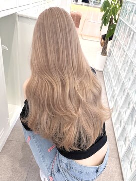 サンクプロジェクト(cinq PROJECT) 原宿韓国顔まわりミルクティーベージュミルクティーグレージュ