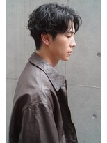 レジュアル(RESSUAL)&nbsp;骨格矯正カット　ニュアンスパーマ　センターパート