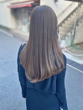 オリン 吉祥寺(orin) 光に透ける上品ブラウン。髪質改善で艶と軽さのあるロングへ