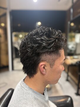 サーカス(circus) オールバックラフパーマ