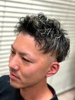 men's barber Trust〈理容室行徳店〉【メンズ バーバー トラスト】&nbsp;サーファーズメッシュカラー［メンズ/メンズパーマ/行徳/市川］