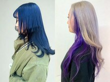 湘南台で顔まわりレイヤー×デザインカラーはsie by KENJE 【ロング】[ダブルカラー/インナーカラー]