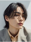 メンズナチュラルマッシュアクティブショートルーズショート