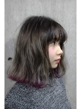 salon de MiLK 札幌大通店【サロン ド ミルク】 ＊グレージュ+裾カラー