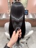 【髪質改善】　　　髪質改善ストレート+カラー+TOKIO内部補修トリートメント