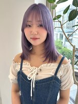 ビビディ バビディ ブー 河原町三条店(Bibbidi.bobbidi.boo) *ミディアムレイヤーブリーチカラーハイトーンイルミナカラー