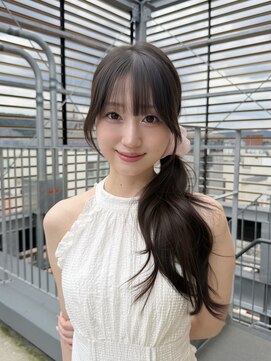 ラクシア(LucxiA) 結んでもかわいい顔まわりカット/前髪顔まわり/レイヤーカット