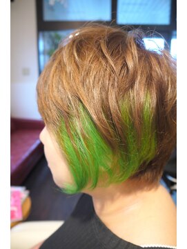 ヘアー ライフ トゥルース(Hair Life truth) ≪truth≫ミルクティーアッシュ×黄緑カラーバター