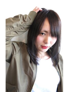 ストーリー(Story) ナチュラルな抜け感/レトロmixボブ