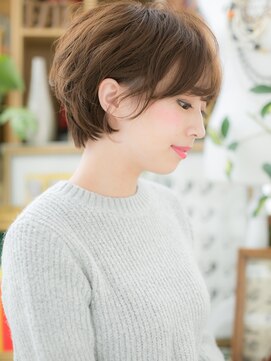 カバーヘア ブリス 大宮西口(COVER HAIR bliss) ニュアンスカラー抜け感ヘアくせ毛ショートb大宮30代40代50代!